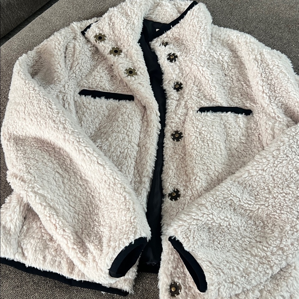 Thread & Supply Cream Sherpa Jacket